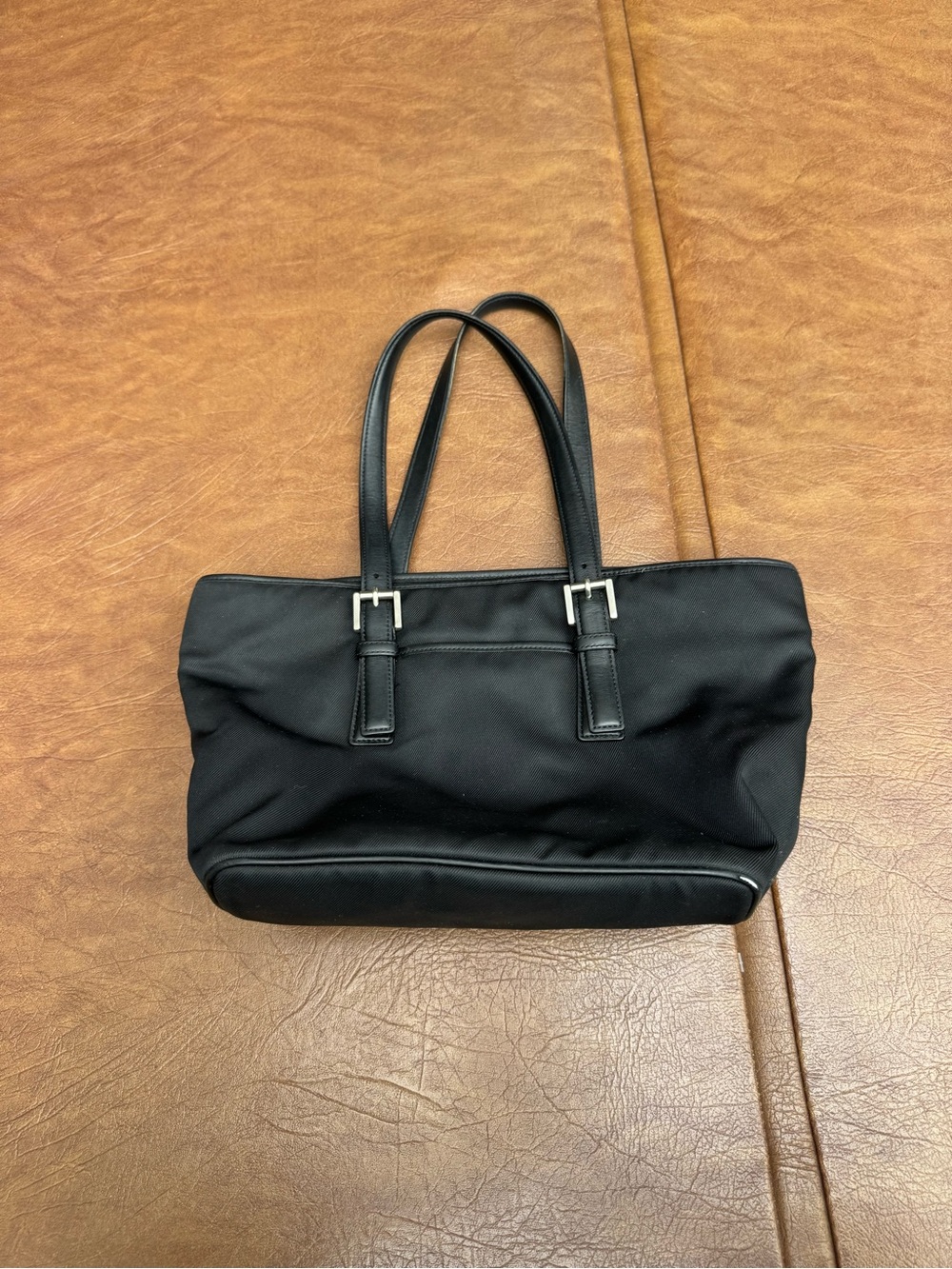 Vintage Coach Mercer 7426 Black Nylon Leather Tote Shoulder Bag Y2K